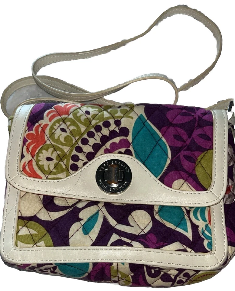 Vera Bradley Cartera Bolsos de Hombro Bandolera Floral Acolchado Multicolor Pequeño Foto 1 de 4