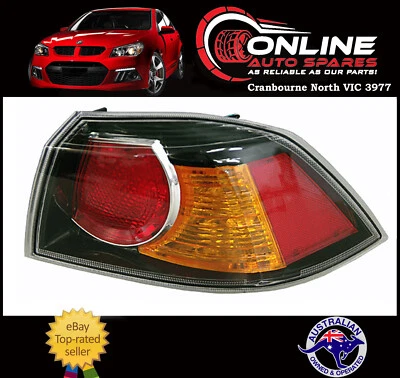 Luz trasera negra DERECHA ajuste Mitsubishi Lancer CJ CF sedán 9/07-7/17 luz trasera     Foto 1 de 2