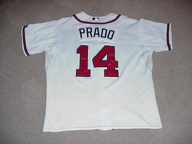 Martin Prado Game Worn Jersey 2009 Atlanta Braves  - Image 1 of 1