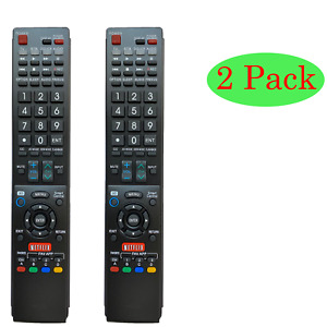 2 Pack Remote FOR SHARP AQUOS TV GA935WJSA LC70LE650U LC-60LE745U LC-60C8470U