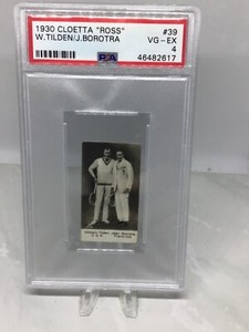 1930 Cloetta “Ross” #39 Bill Tilden/Jean Borotra PSA 4 (12 in all grades)
