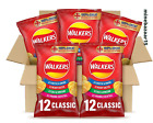 Walkers Classic Variety Crisps Box| Ready Salted |Cheese& Onion(Case of 60 Packs
