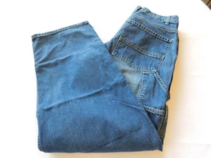 Arizona Jeans Co Men's Jeans Blue Denim Pants Zipper Fly Blue W 34 L 32 Carpentr - Picture 1 of 6