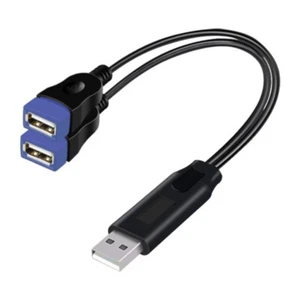 USB Splitter for Seamlessly Data and Power Extension Wire for Keyboard,Mouse - Zdjęcie 1 z 8
