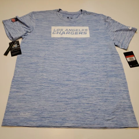 NWT Los Angeles Chargers NFL Blue Nike Dri-Fit Men’s T-Shirt Large New With Tags Cover