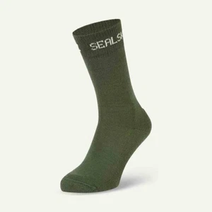 Sealskinz Suffield Solo Merino Liner Socks - Olive - Picture 1 of 3
