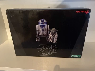 Kit modelo Kotobukiya Star Wars 2013 ARTFX Yoda & R2-D2 Dagobah Pack escala 1/10 - Imagem 1 de 4