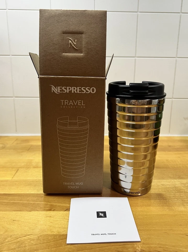 Nespresso Nomad Touch 旅行杯 11 液量盎司不锈钢马克杯限量版 — 第 1/4 张图片