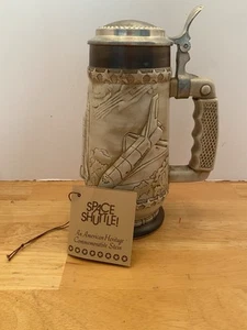 Vtg. NASA Space Shuttle Commemorative Beer Stein - Picture 1 of 4