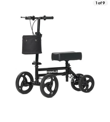 Rodillera orientable ELENKER scooter médico de lujo para lesiones en los pies compacto Foto 1 de 4