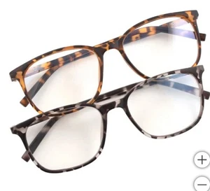 Design Optics by Foster Grant Eric Blue Light Reading Glasses, 2-Pack 1.25 Z04 - Picture 1 of 5