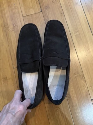 Mocasines Penny de gamuza para hombre PRADA Foto 1 de 4