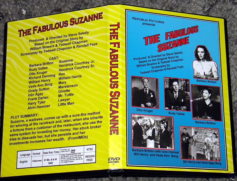 СКАЗОЧНАЯ СЮЗАННА DVD - Барбара Бриттон, Руди Валле - Изображение 1 из 1