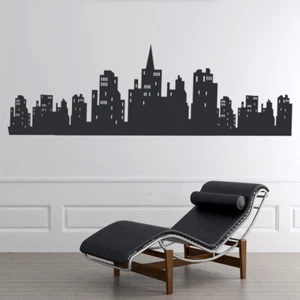 Sky Scraper City Skyline Cityscape Wall Sticker WS-15845 - Picture 1 of 10
