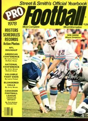 Bob Griese Dolphins Auto Signed 1978 PRO Football Magazine JSA Authentic - Image 1 of 2