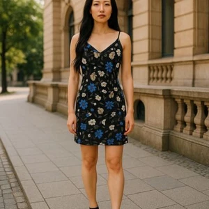 Miss Me Womens Floral Lace Slip Dress Size L - Picture 1 of 12