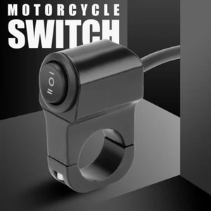 Manillar de motocicleta 7/8" interruptor de encendido apagado ATV faro punto de niebla luz impermeable - Imagen 1 de 6