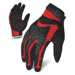 Guante de Impacto Ironclad EXO, Rojo, Negro EX02-MIGR-02, Gancho y Lazo - Imagen 1 de 3