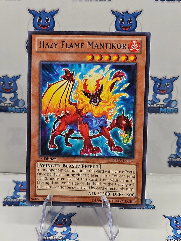 Hazy Flame Mantikor - CBLZ-EN082 - Rare - 1st Edition - Lightly Played - Image 1 of 1