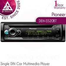 Produktbild - Pioneer DEH-S520BT Einzeln din Auto Multimedia Player │Bluetooth │ USB │ Flac │