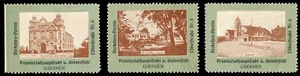 Germany Poster Stamps - Giessen Tourism Publicity - 3 Different - Picture 1 of 1