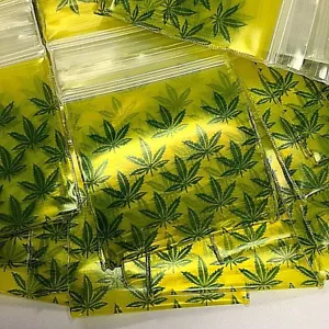 BaggiesSince1987 - 1515 Weeds Design Zip Seal Bags 100 PCS 1.5X1.5, 👀Details🔽 - Picture 1 of 24