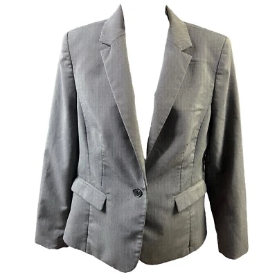 Worthington Blazer Suit Jacket One Button Closure Lined Workingcore Women 10 - Image 1 of 4