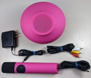 SINGING MACHINE SMC4TVP CDG Home Karaoke Player Pink Microphone PLUG AND PLAY - Picture 1 of 6
