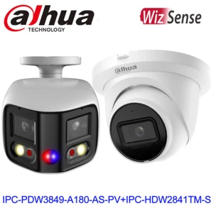 Dahua 8MP 4K IP Camera Full Color Starlight MIC IPC-PFW3849S-A180-AS-PV+2841TM-S - Picture 1 of 23