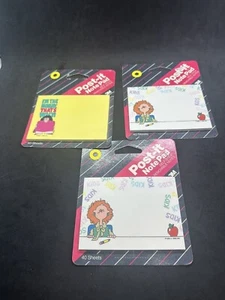 Vintage Stationary NEW Post It notes 3x40. NIP 1989/90. “Kids” “I’m The Mommy”l - Picture 1 of 5