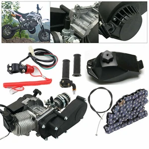 Kit de motor de 2 tiempos 49CC arranque de tracción para mini moto de tierra de bolsillo ATV scooter - Imagen 1 de 14