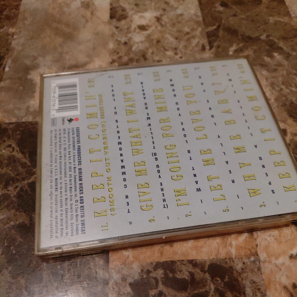 Keep It Comin' от Keith Sweat (CD, ноябрь-1991, Elektra (лейбл)) - Изображение 1 из 1