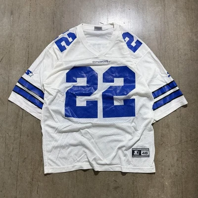 Camiseta de fútbol americano vintage de los Dallas Cowboys para hombre grande NFL Emmitt Smith 22 Starter Foto 1 de 4
