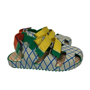 Mini sandales Melissa Fabula bleu vert taille 8 - Photo 1/8