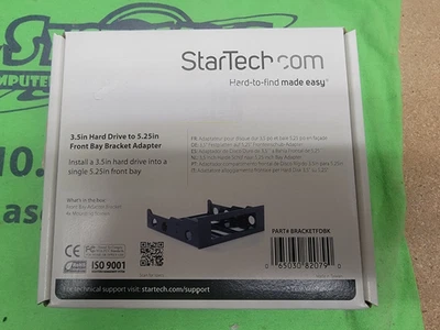 Startech BRACKETFDBK Bracket for 3.5" Floppy on 5.25" Base w Bezel - Image 1 of 2