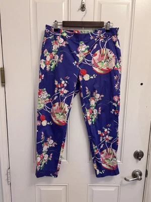 Pantalones Polo Golf Ralph Lauren Floral Coloridos Mujer Talla 10 Rendimiento Activo Foto 1 de 4