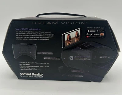 Tzumi Dream Vision Realidad Virtual Smartphone Auriculares Gafas Negras con Auriculares Foto 1 de 4