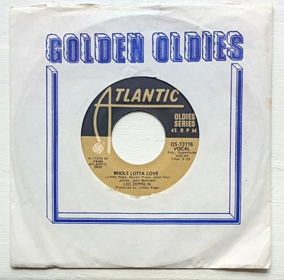 LED Zeppelin Whole Lotta Love / Living Loving Maid Atlantic Oldies Series US. 7" - Image 1 of 4
