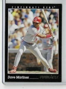 1993 Pinnacle #132 Dave Martinez Cincinnati Reds