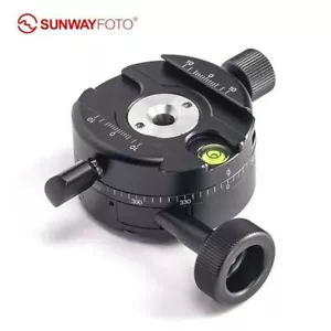 SUNWAYFOTO GC-01G Trípode Cabezal Engranado Panorámico Arca Abrazadera Suiza 58mm - Imagen 1 de 11