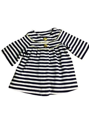 Abrigo Náutico Savannah Bebé Niña Azul Marino Blanco Rayas 12M Foto 1 de 4