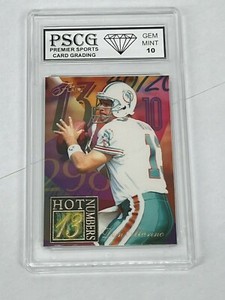 1994 ULTRA FLAIR DAN MARINO HOT NUMBERS #7 Graded PSCG Gem Mint 10