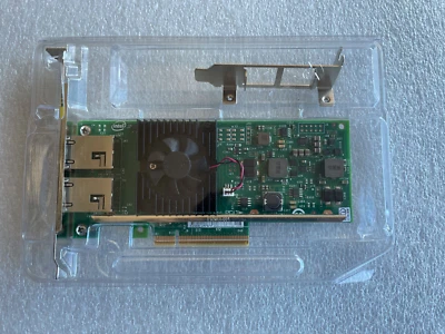 Dell K7H46 X540-T2 Dual Port Server RJ45 10GB/s Full Height New same as 3dfv8 - Image 1 of 3