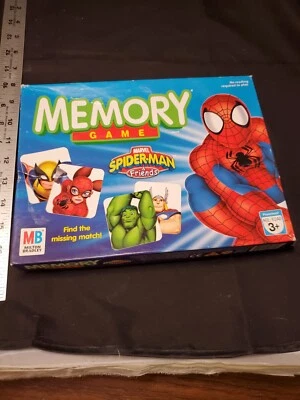 MILTON BRADLEY SPIDERMAN AND FRIENDS MEMORY GAME Complete - Image 1 of 4