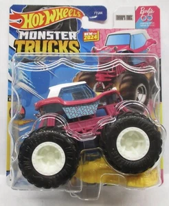 2024 HOT WHEELS MONSTER TRUCKS * L CASE * BARBIE 65 YEARS MEYERS MANX  - Picture 1 of 1