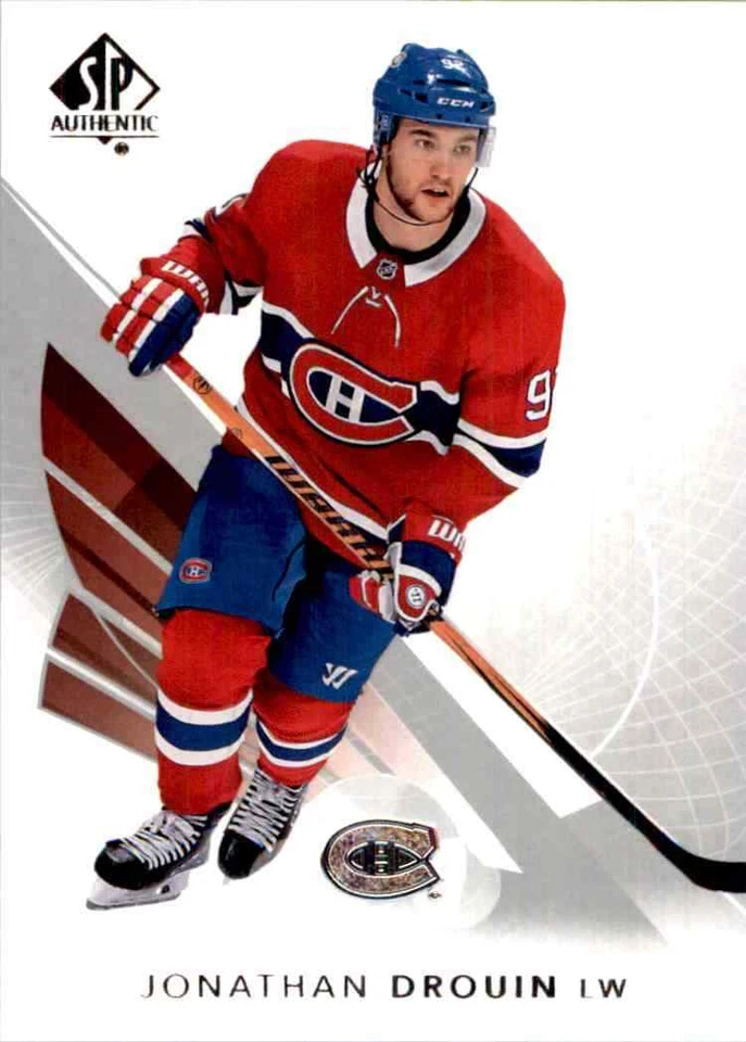 2017-18 upper deck SP Authentic Jonathan Drouin #17 - Image 1 of 2