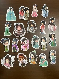 PRINCESAS CHINAS... y un príncipe o 2~ Paquete de pegatinas~ anime 50 PIEZAS - Imagen 1 de 3