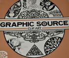 1986 Graphic Source Clip Art Floral Ornaments Book Design Trade Paper 24 pages