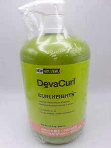 DevaCurl Deva Curl CurlHeights Volume + Body Boost Cleanser 32 Fl oz Pump New - Picture 1 of 3