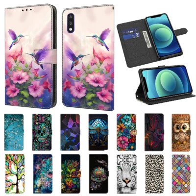 Printed Leather Case For Oneplus Nord 2 2T N20 CE 2 CE3 Wallet Flip Stand Cover - Image 1 of 4